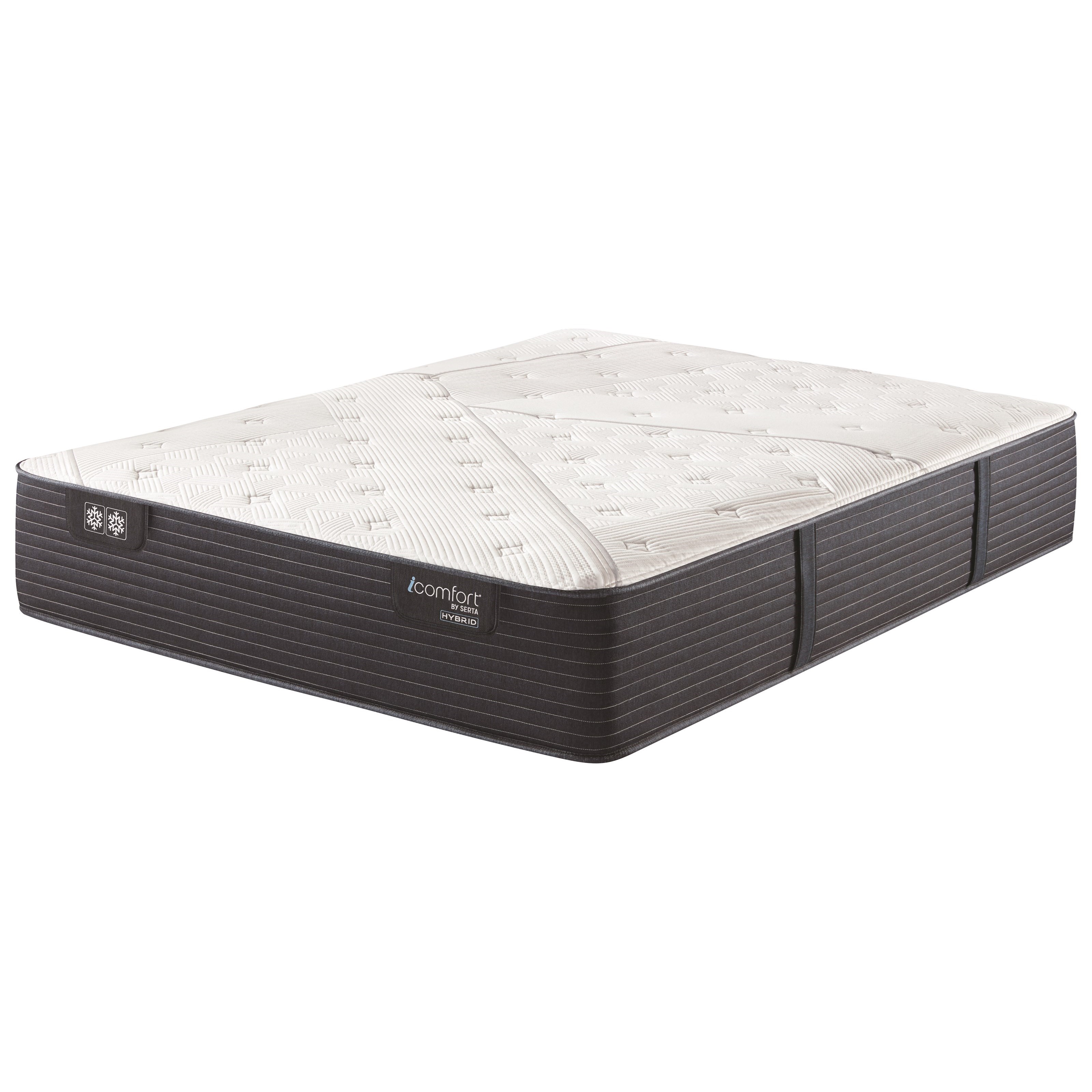 Queen plush outlet hybrid mattress